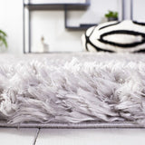 safavieh clearance flokati shag flk950f silver rug