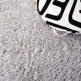 safavieh clearance flokati shag flk950f silver rug