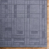 surya luxuries flw 2302 slate gray rug