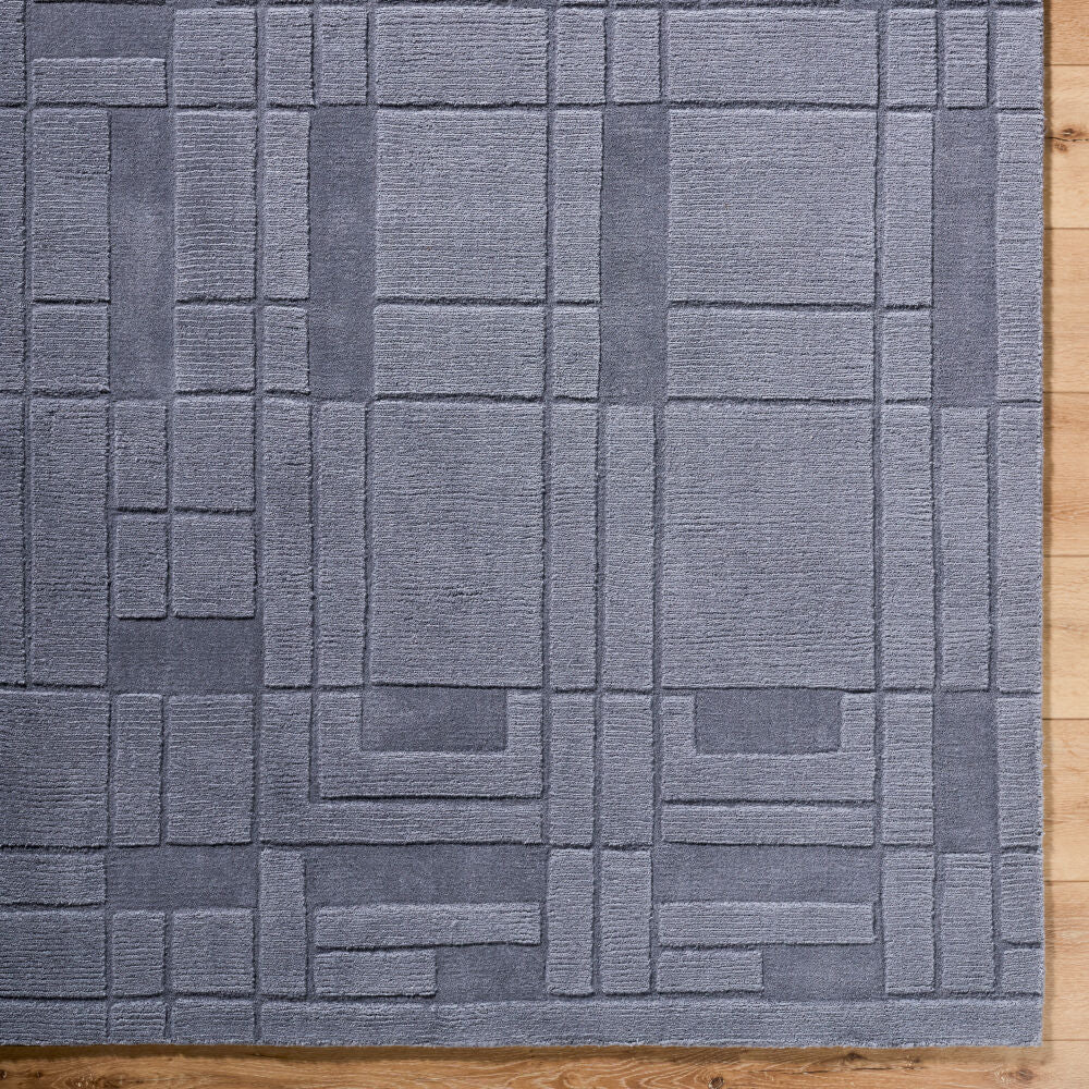 surya luxuries flw 2302 slate gray rug