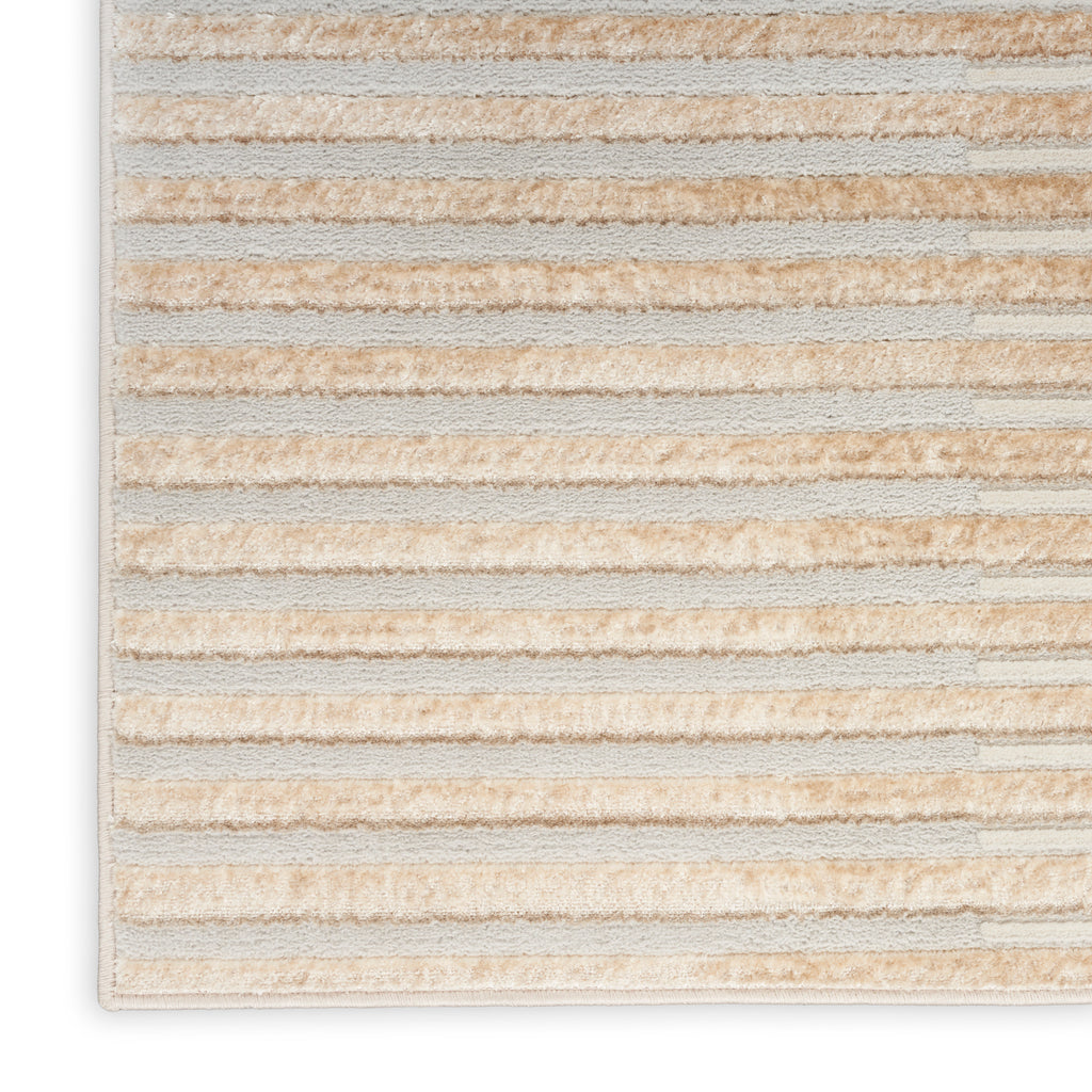 nourison brushstrokes bsk04 beige silver rug