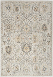 nourison oushak home ous01 grey rug