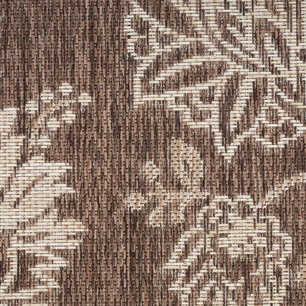 nourison garden oasis goa03 mocha rug