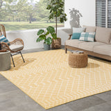 nourison positano pos02 yellow rug