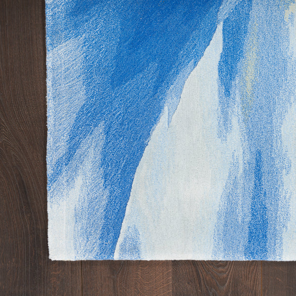 nourison prismatic prs37 blue multicolor rug