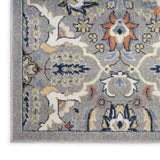 nourison allur alr03 grey rug