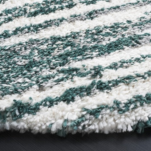 safavieh clearance fontana shag fnt850y green rug