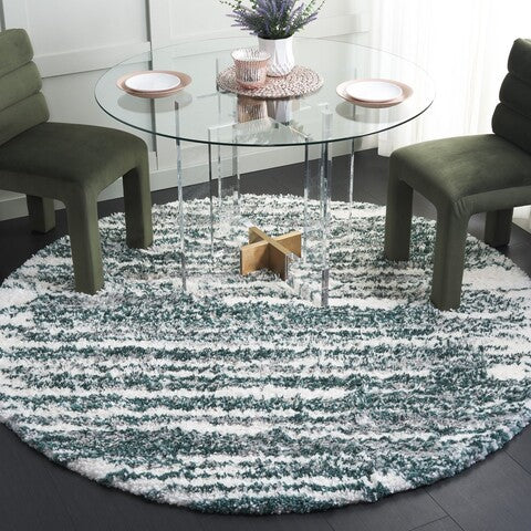safavieh clearance fontana shag fnt850y green rug