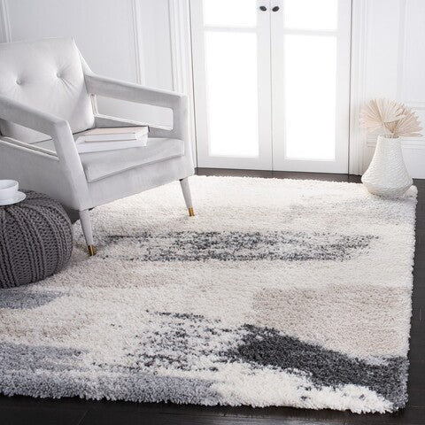 safavieh clearance fontana shag 800 fnt892a ivory rug