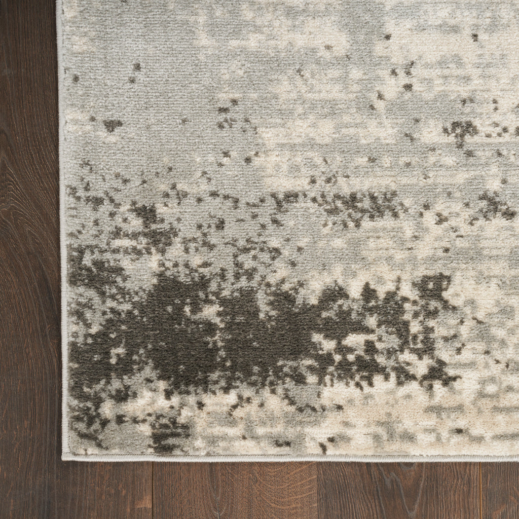 nourison serenity home srh06 ivory grey rug