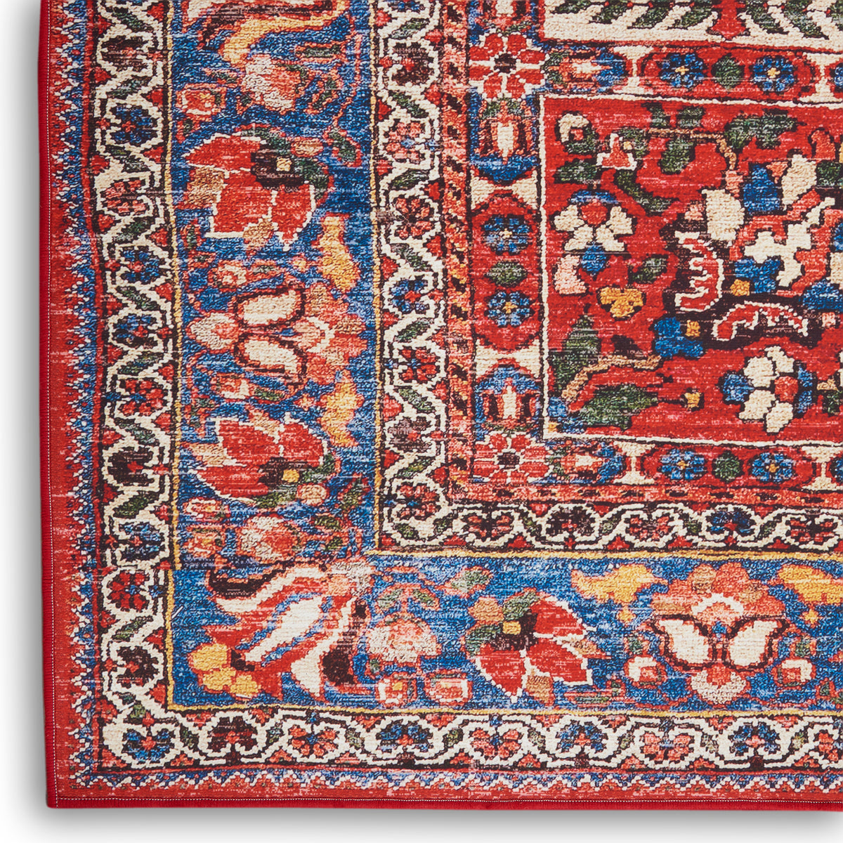 nourison fulton ful05 red rug