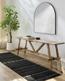 Hauteloom Fogertown FOG Black Machine Made Polypropylene Rug