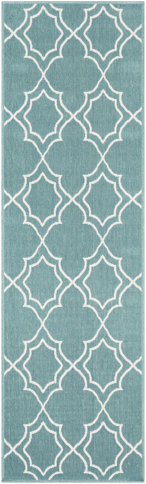 Hauteloom Folsom FOL Teal Machine Made Olefin Rug