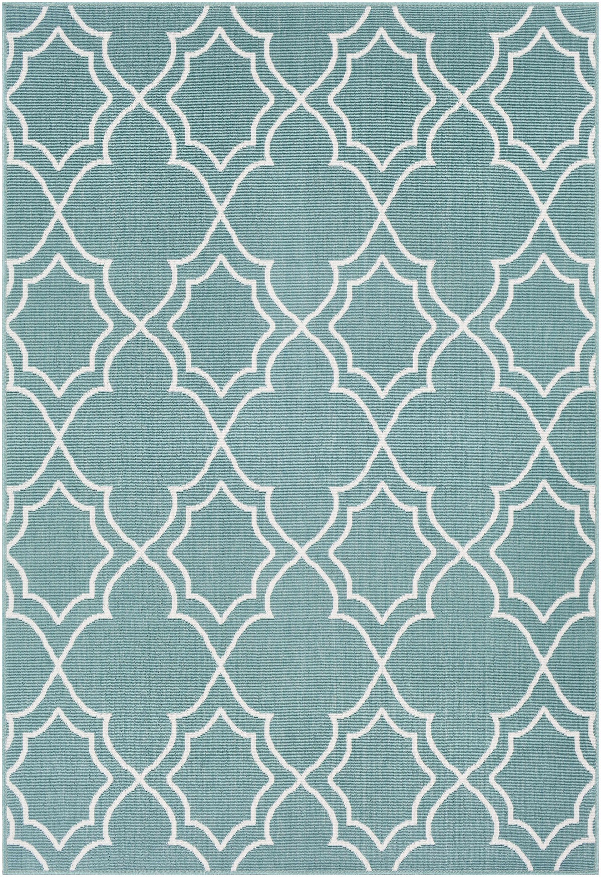 Hauteloom Folsom FOL Teal Machine Made Olefin Rug