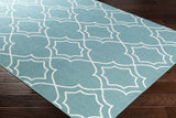 Hauteloom Folsom FOL Teal Machine Made Olefin Rug