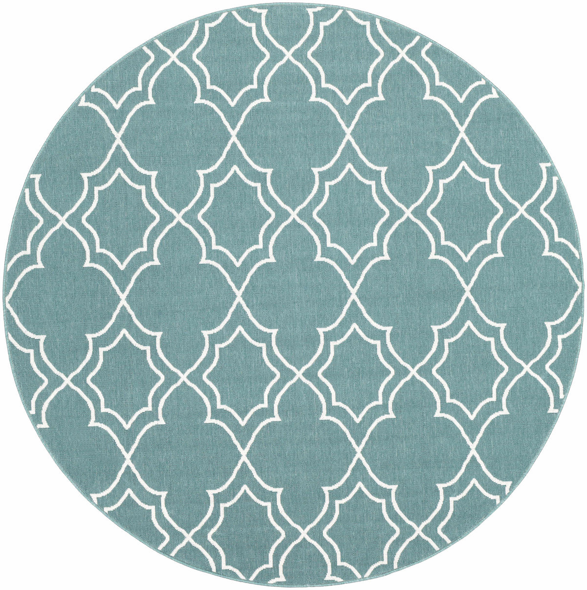 Hauteloom Folsom FOL Teal Machine Made Olefin Rug