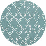 Hauteloom Folsom FOL Teal Machine Made Olefin Rug