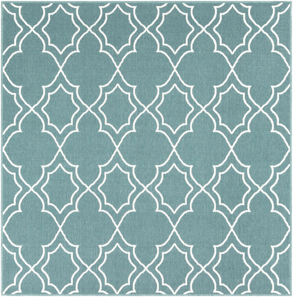 Hauteloom Folsom FOL Teal Machine Made Olefin Rug