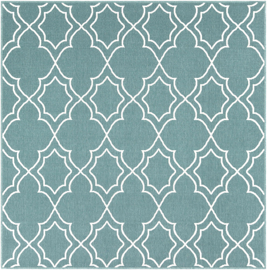 Hauteloom Folsom FOL Teal Machine Made Olefin Rug
