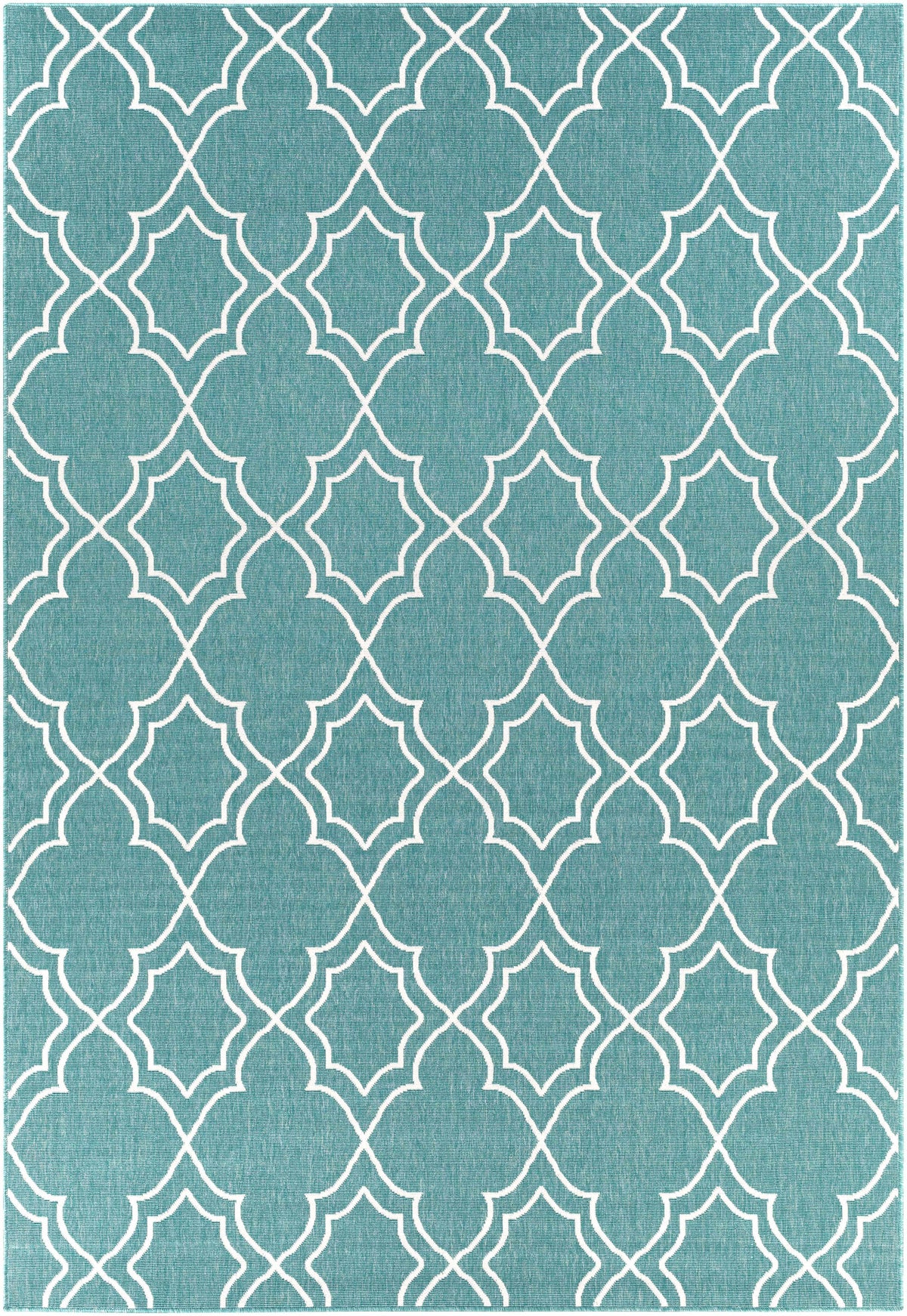 Hauteloom Folsom FOL Teal Machine Made Olefin Rug