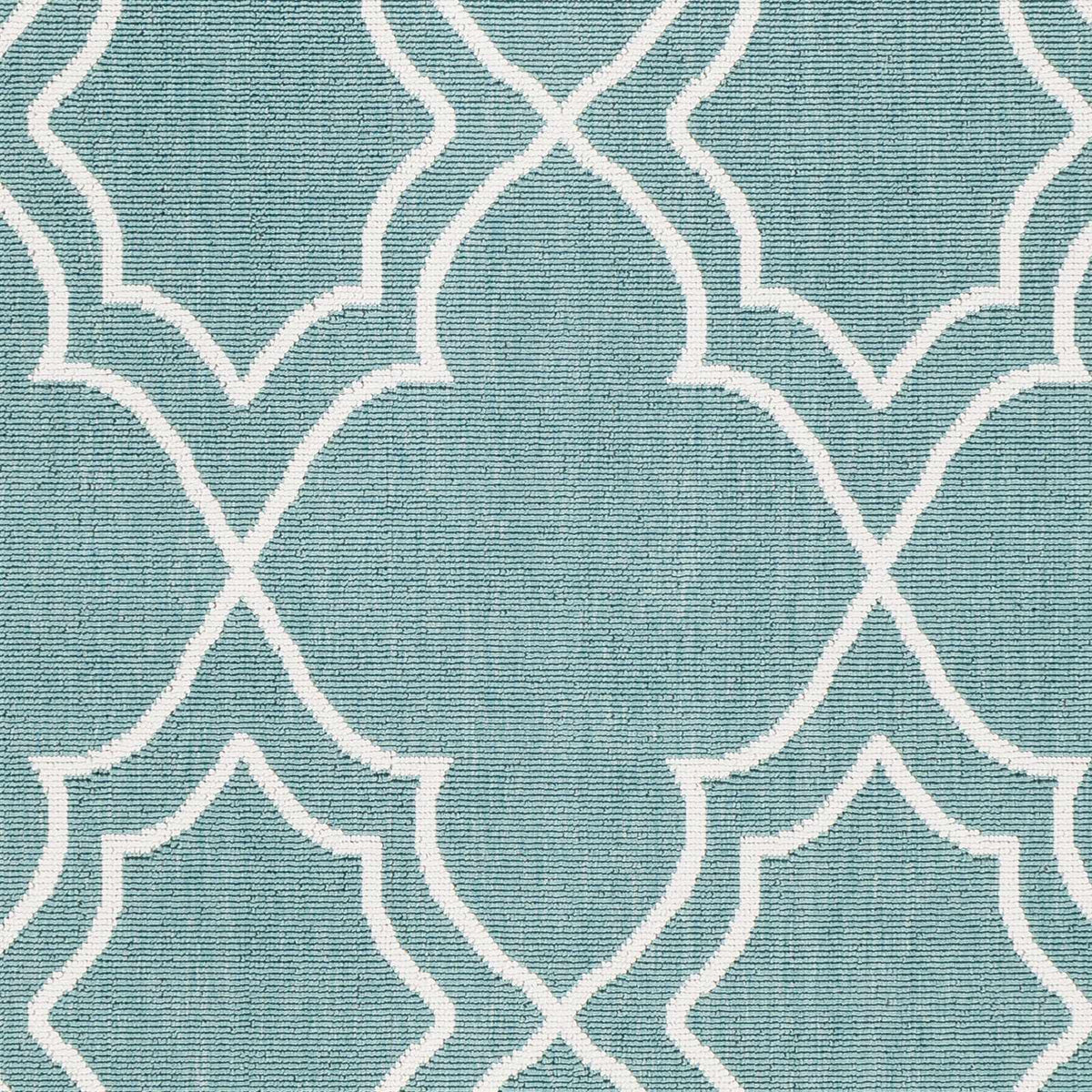 Hauteloom Folsom FOL Teal Machine Made Olefin Rug
