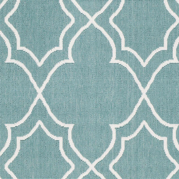 Hauteloom Folsom FOL Teal Machine Made Olefin Rug