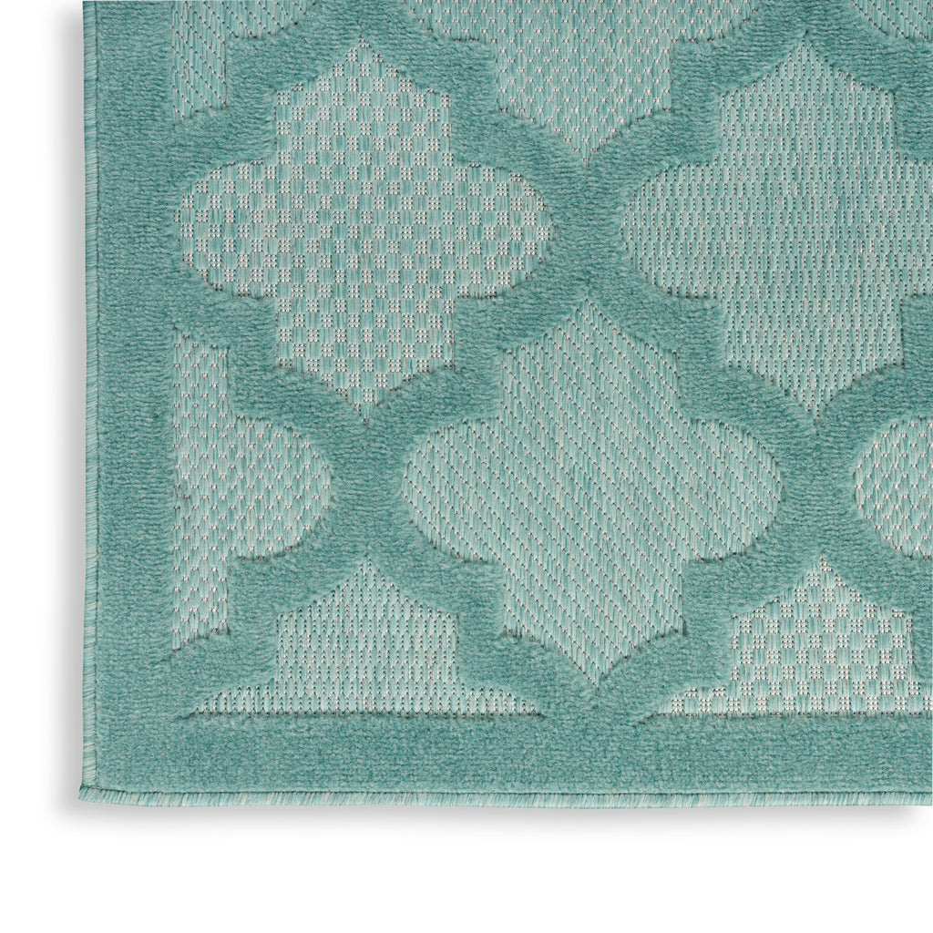 nourison easy care nes01 aqua teal rug