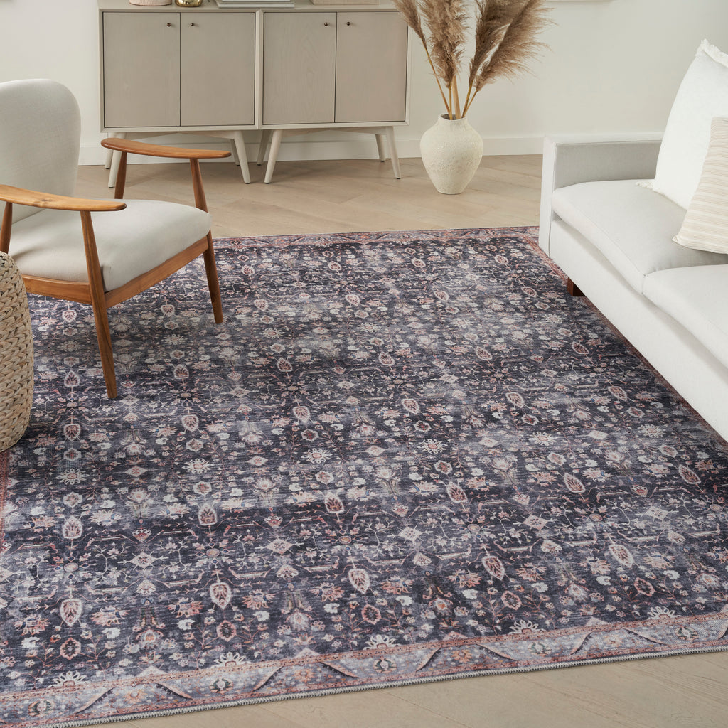 nourison grand washables grw06 navy ivory rug
