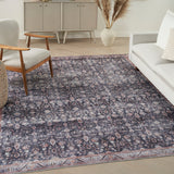 nourison grand washables grw06 navy ivory rug