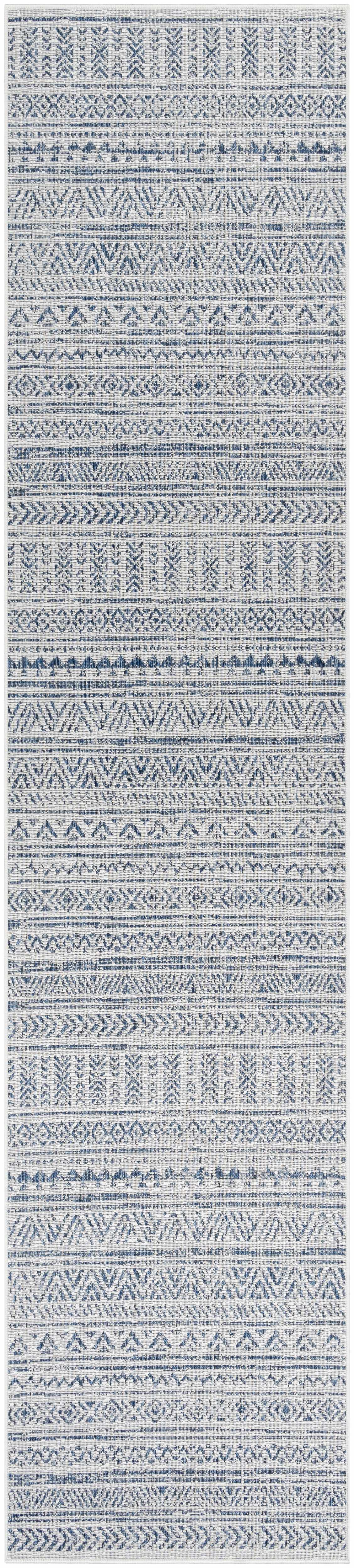 Hauteloom Forfar FORF Navy Machine Made Polypropylene Rug