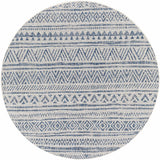 Hauteloom Forfar FORF Navy Machine Made Polypropylene Rug