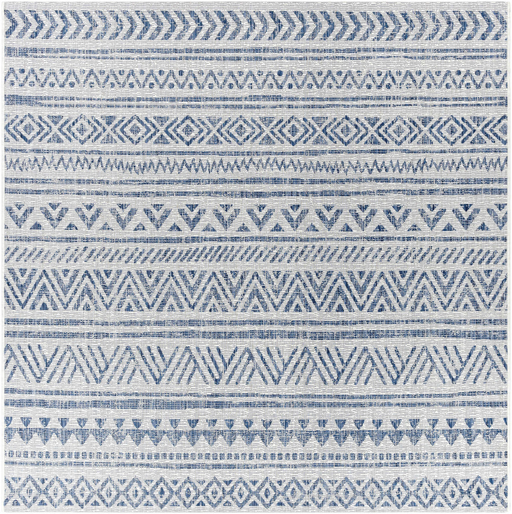 Hauteloom Forfar FORF Navy Machine Made Polypropylene Rug
