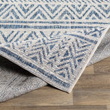 Hauteloom Forfar FORF Navy Machine Made Polypropylene Rug