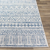 Hauteloom Forfar FORF Navy Machine Made Polypropylene Rug