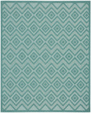nourison versatile nrv01 aqua teal rug