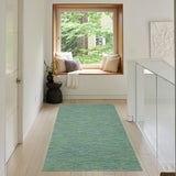 nourison washable solutions wsl01 blue green rug