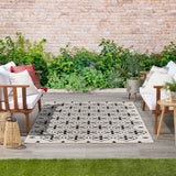 nourison nourison essentials nre04 ivory black rug