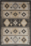 Hauteloom Foxburg FOX Charcoal Machine Made Polypropylene Rug