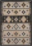 Hauteloom Foxburg FOX Charcoal Machine Made Polypropylene Rug