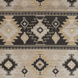 Hauteloom Foxburg FOX Charcoal Machine Made Polypropylene Rug