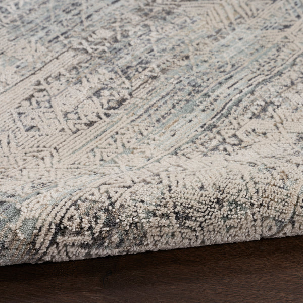 nourison lynx lnx06 ivory blue rug