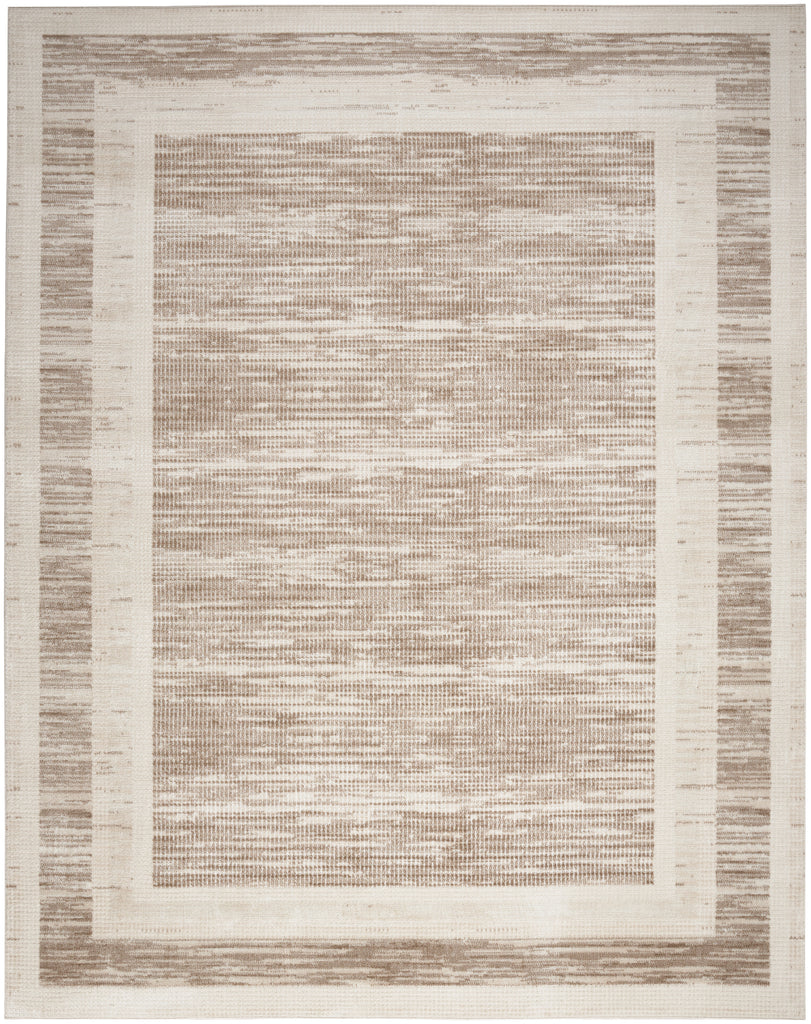 nourison serenity home srh07 mocha ivory rug