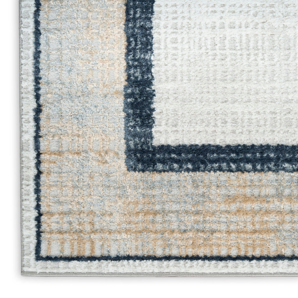 nourison dekor dek06 grey navy rug