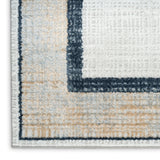 nourison dekor dek06 grey navy rug