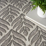 nourison aloha alh35 charcoal rug