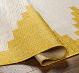 Hauteloom Franz FRANZ Beige Machine Made Polypropylene Rug
