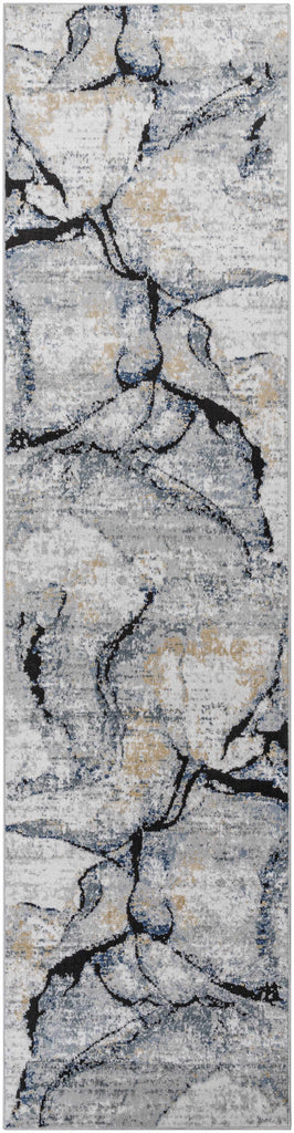 Hauteloom Fremantle FREMA Light Gray Machine Made Polypropylene Rug