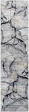 Hauteloom Fremantle FREMA Light Gray Machine Made Polypropylene Rug