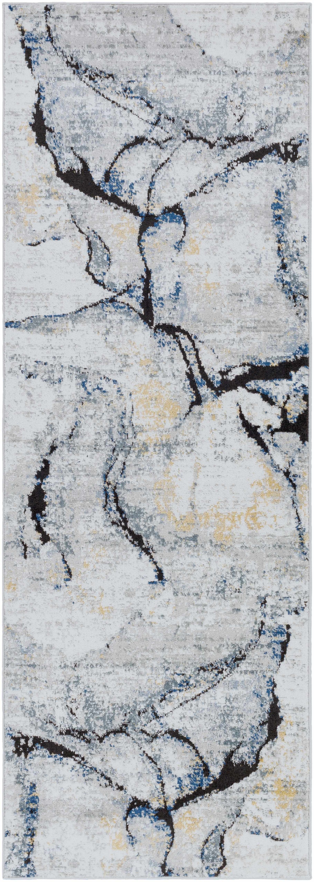 Hauteloom Fremantle FREMA Light Gray Machine Made Polypropylene Rug