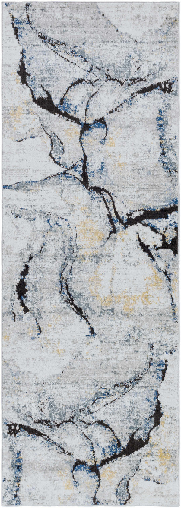 Hauteloom Fremantle FREMA Light Gray Machine Made Polypropylene Rug
